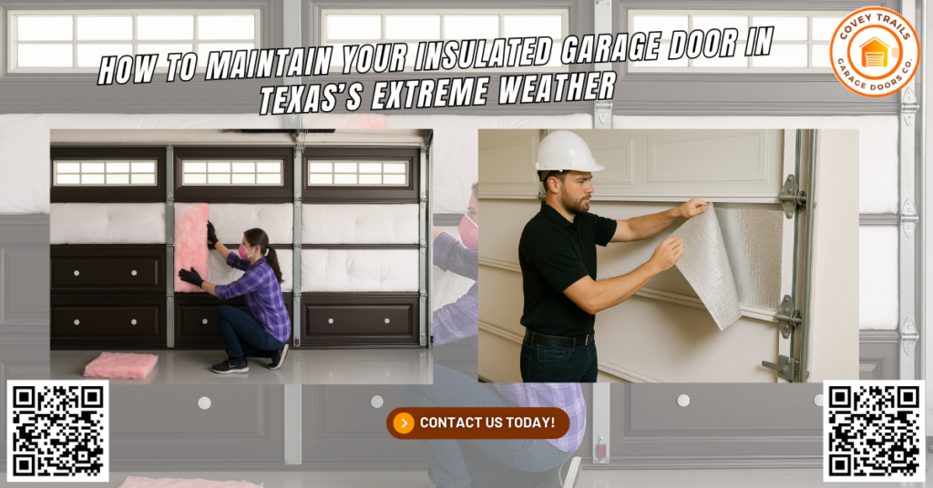 How to Maintain Your Insulated Garage Door in Texas’s Extreme Weather