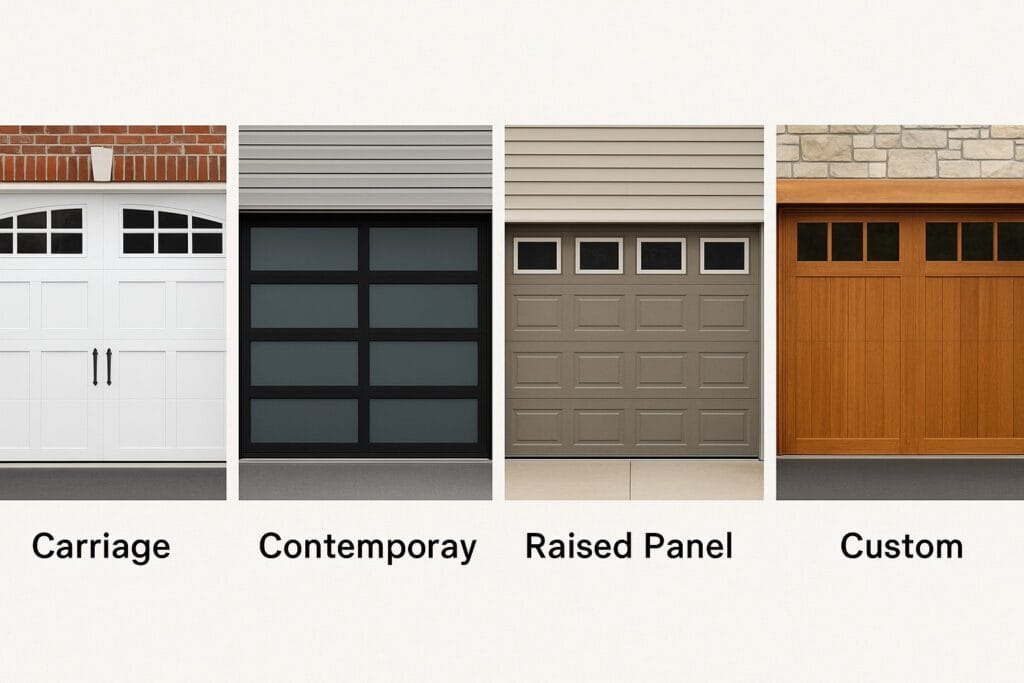 garage door designs for replacing garage door