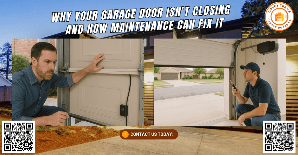 Why Your Garage Door Isn’t Closing — And How Maintenance Can Fix It