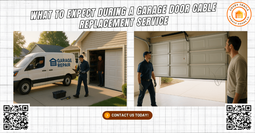 What to Expect During a Garage Door Cable Replacement Service - Covey Trails Garage Doors Co.