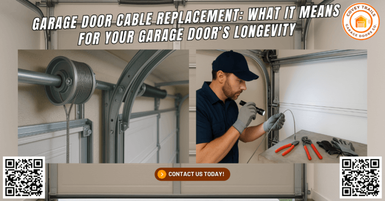 Garage Door Cable Replacement: What It Means for Your Garage Door’s Longevity - Covey Trails Garage Doors Co.