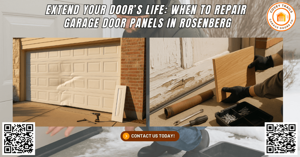 Extend Your Door’s Life: When to Repair Garage Door Panels in Rosenberg