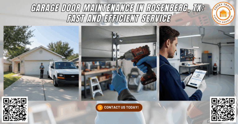 Garage Door Maintenance in Rosenberg, TX: Fast and Efficient Service - Covey Trails Garage Doors Co.