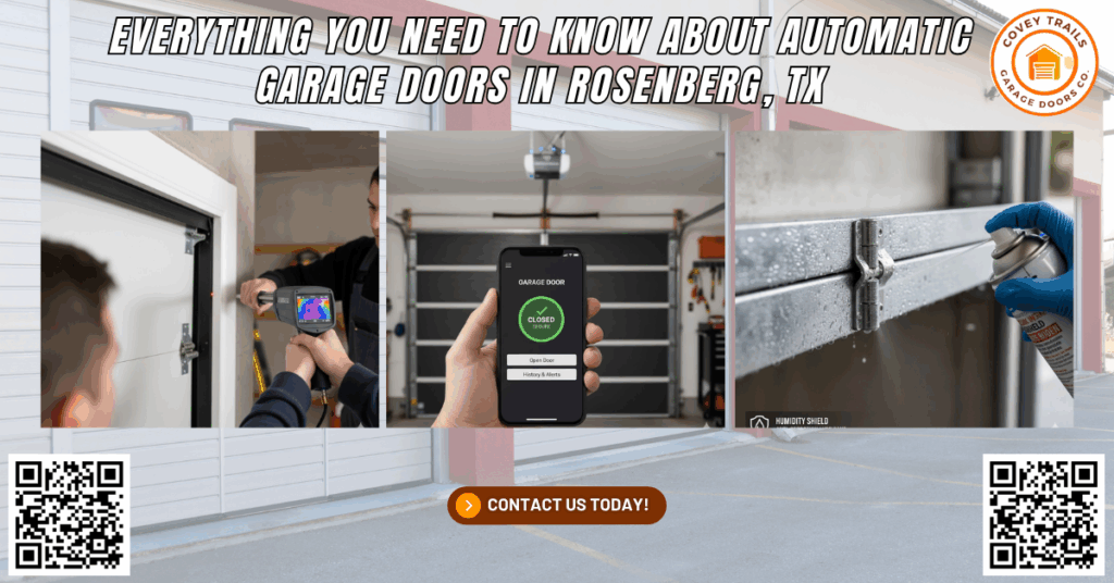 Everything You Need to Know About Automatic Garage Doors in Rosenberg, TX - Covey Trails Garage Doors Co.