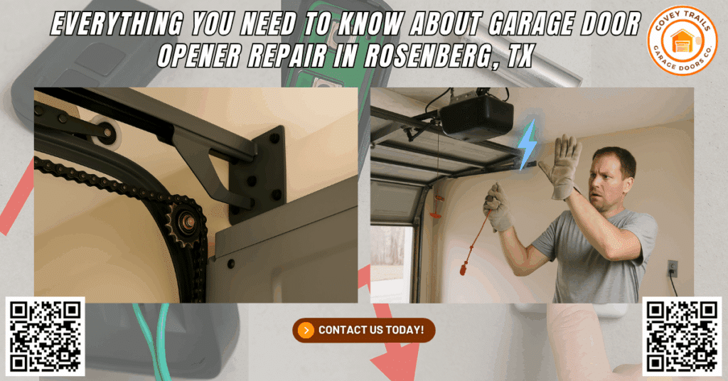 Everything You Need to Know About Garage Door Opener Repair in Rosenberg, TX - Covey Trails Garage Doors Co.